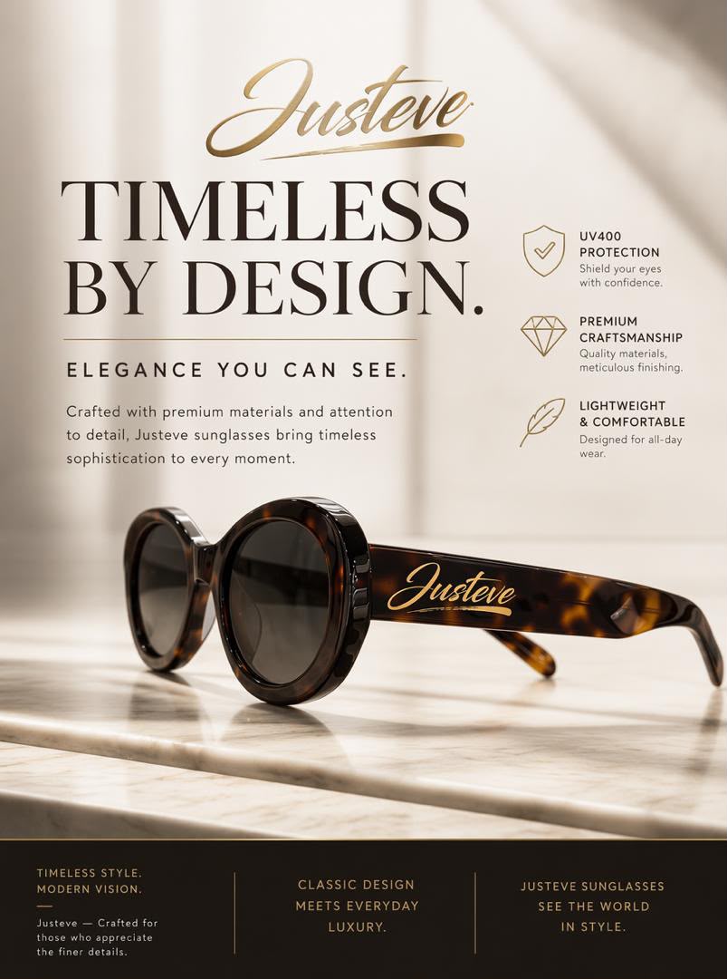 Justeve Frames — The Round, tortoise acetate